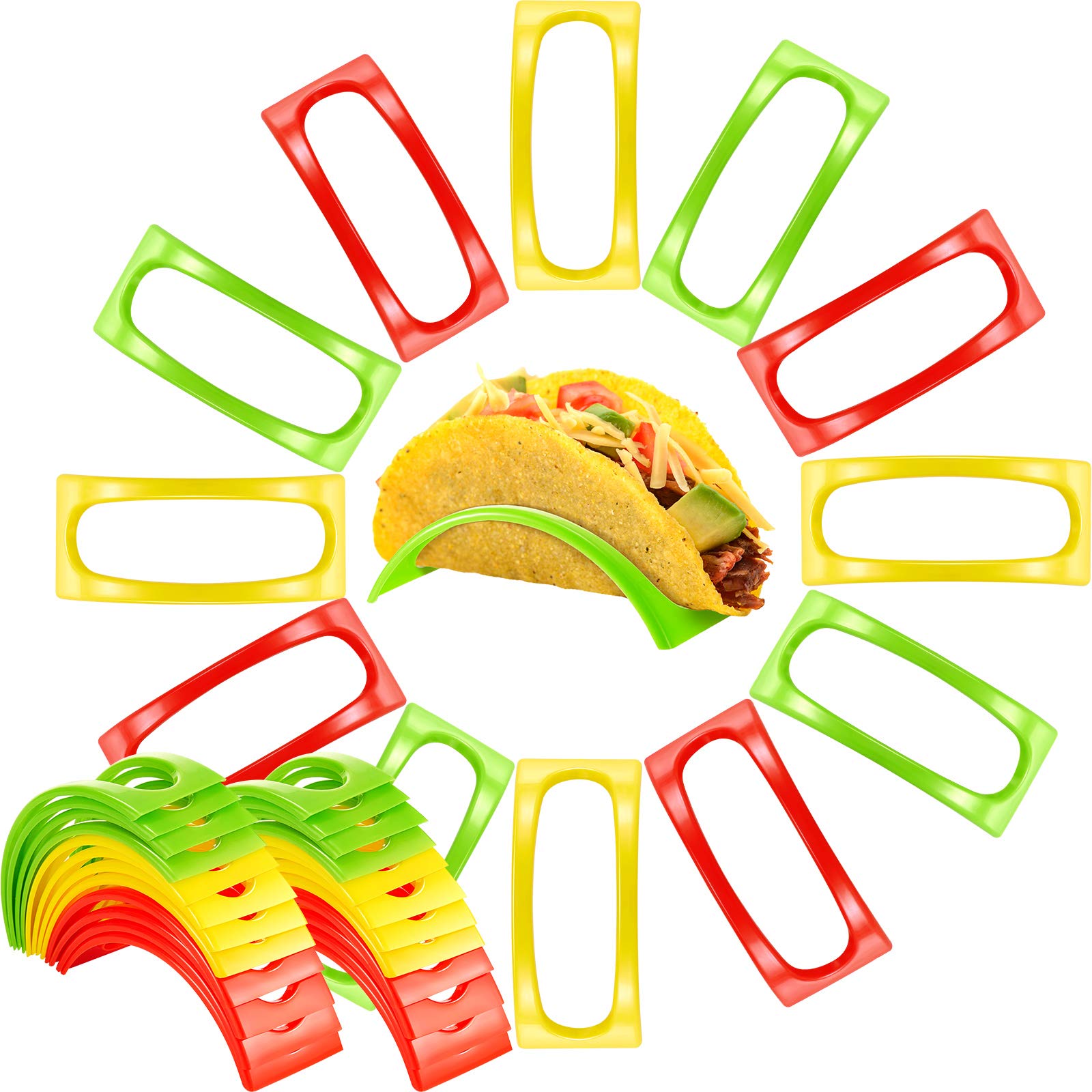 3/6/12/18pcs Mexican Pancake Holder, Corn Roll Rack, Taco Holder, Mexican Pancake Holder