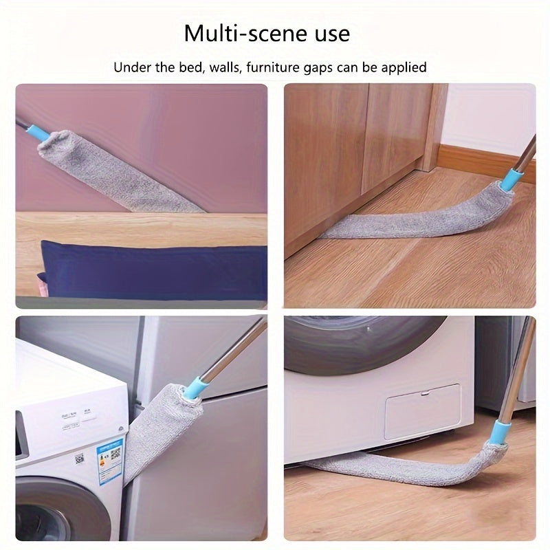 Flexi Duster Pro - Extendable & Washable Crevice Brush for Deep Cleaning, Perfect for Sofa, Bed, and Furniture Bottoms, Durable & Easy to Clean, Ideal for Bedroom, Living Room, and Floor