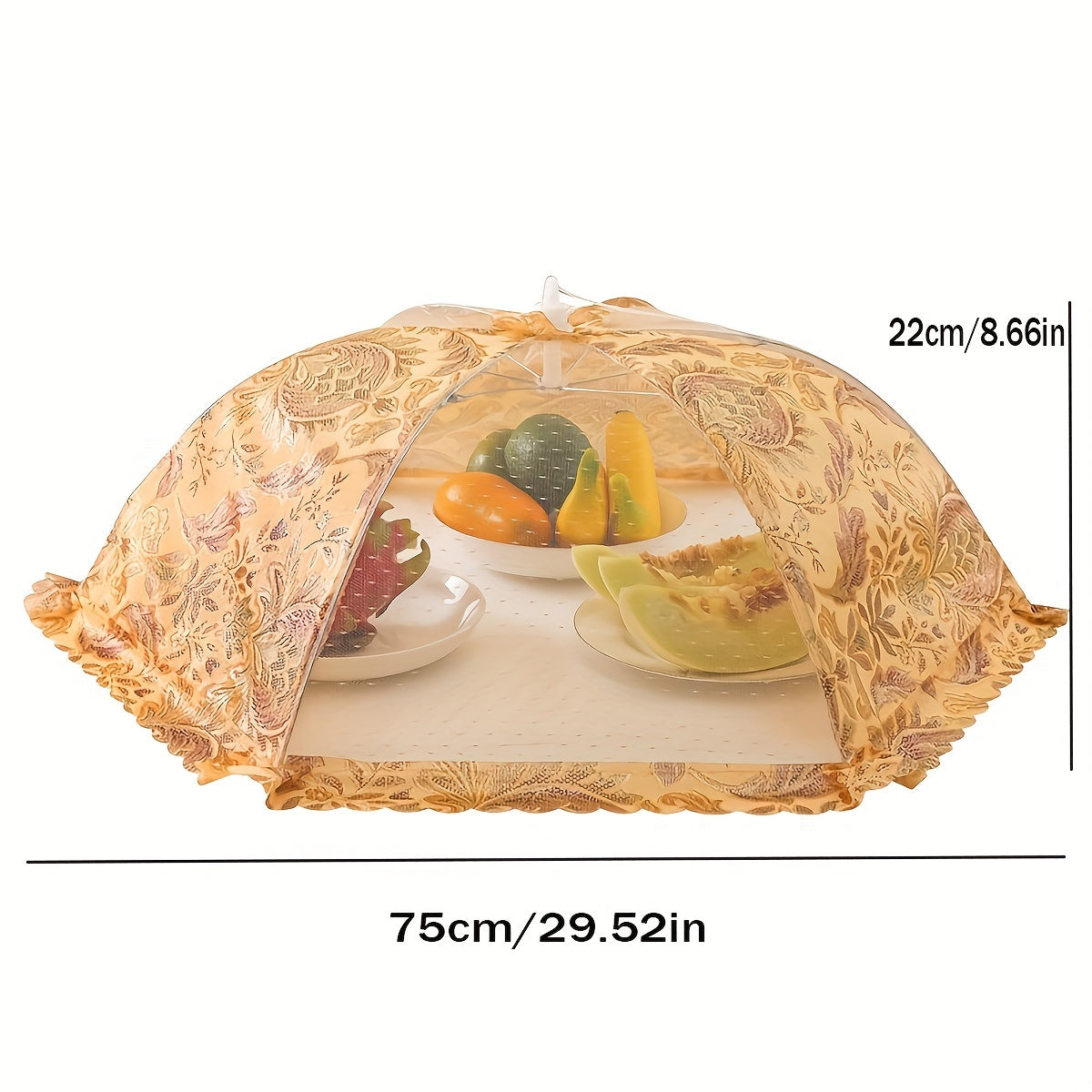 1pc, Food Cover, Mesh Food Cover, Kitchen Dustproof Mesh Food Cover, Food Covers For Outdoors, Reusable Food Cover, Collapsible Food Covers, Food Nets, Kitchen Tools