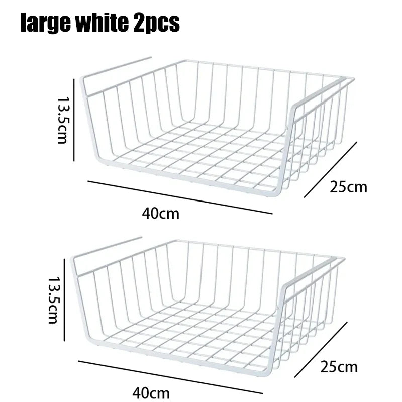 Multi-Functional Hanging Basket – Perforated Storage Rack for Kitchen & Bathroom, Sturdy Iron Bottom, Space-Saving Organizer.