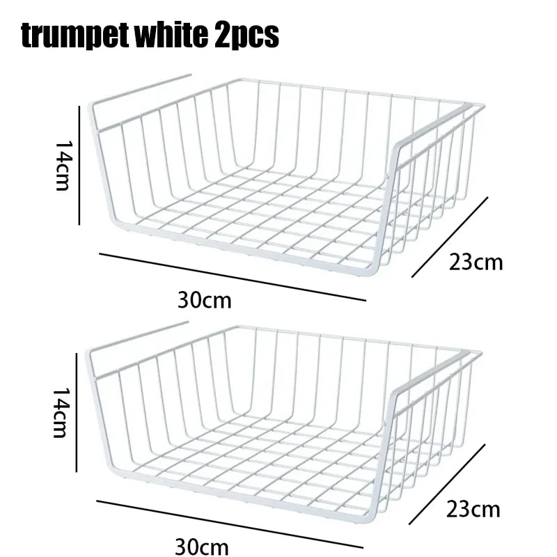 Multi-Functional Hanging Basket – Perforated Storage Rack for Kitchen & Bathroom, Sturdy Iron Bottom, Space-Saving Organizer.