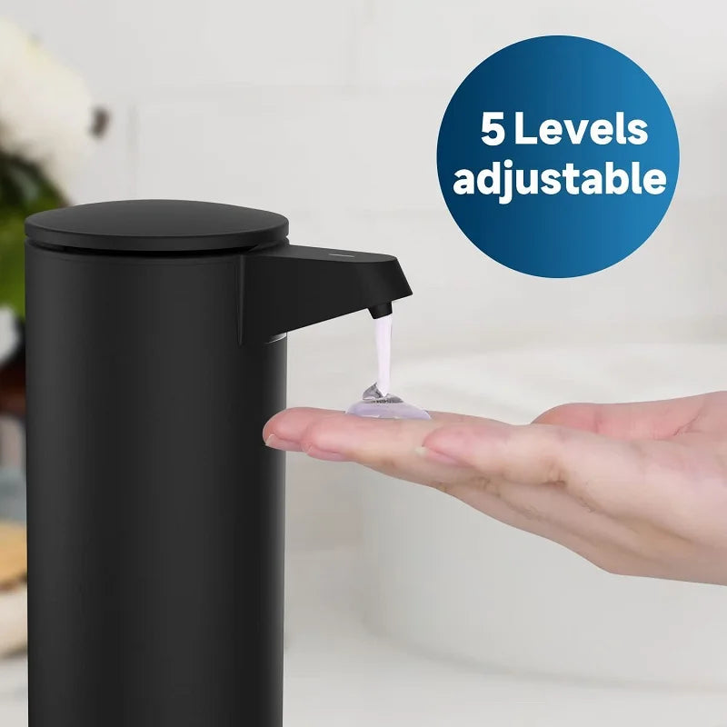 USB Rechargeable Automatic Soap Dispenser – Touchless Stainless Steel Pump for Kitchen & Bathroom Hygiene.