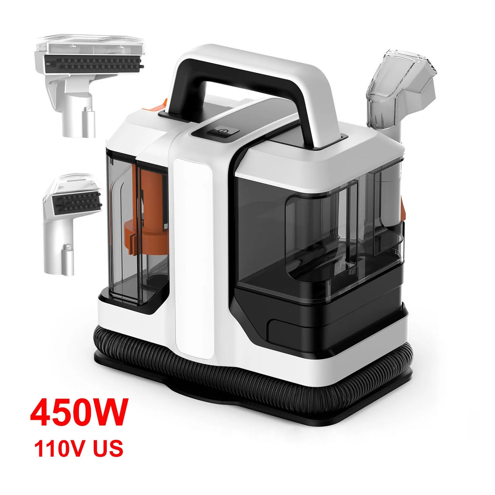 Handheld Carpet & Sofa Cleaner – 750W Corded 15Kpa Spot Cleaning Machine for Home & Car Upholstery.