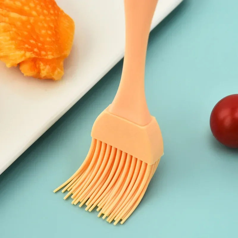 Heat-Resistant Silicone Basting Brush – Perfect for BBQ, Baking, Butter, and Marinades, Easy to Clean Kitchen Tool.