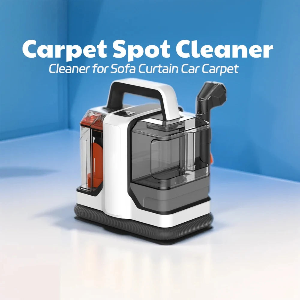 Handheld Carpet & Sofa Cleaner – 750W Corded 15Kpa Spot Cleaning Machine for Home & Car Upholstery.