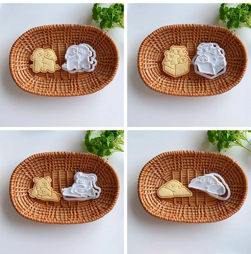 Bear-Shaped Fondant & Cookie Cutter – Fun Baking Tool for Kids, Perfect for Cake Decorating & Sugarcraft.