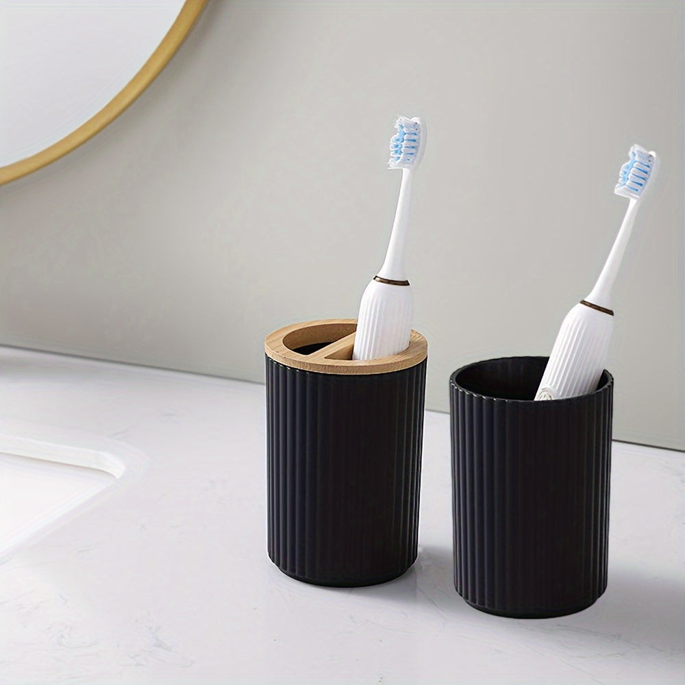 1pc Bathroom Accessories Set, 6 Piece Bathroom Accessory Set With Trash Can, Toothbrush Holder, Lotion Soap Dispenser, Soap Dish, Toilet Brush, Bath Set Housewarming Gift