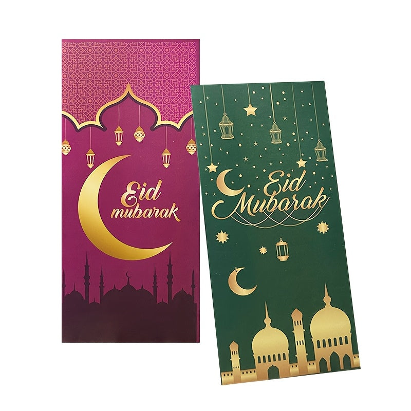 12PCS 18PCS Muslim Eid Green Red Packet New Year Malaysia Green Packet Gifts